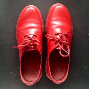 Red mono 1461 Dr. Martens